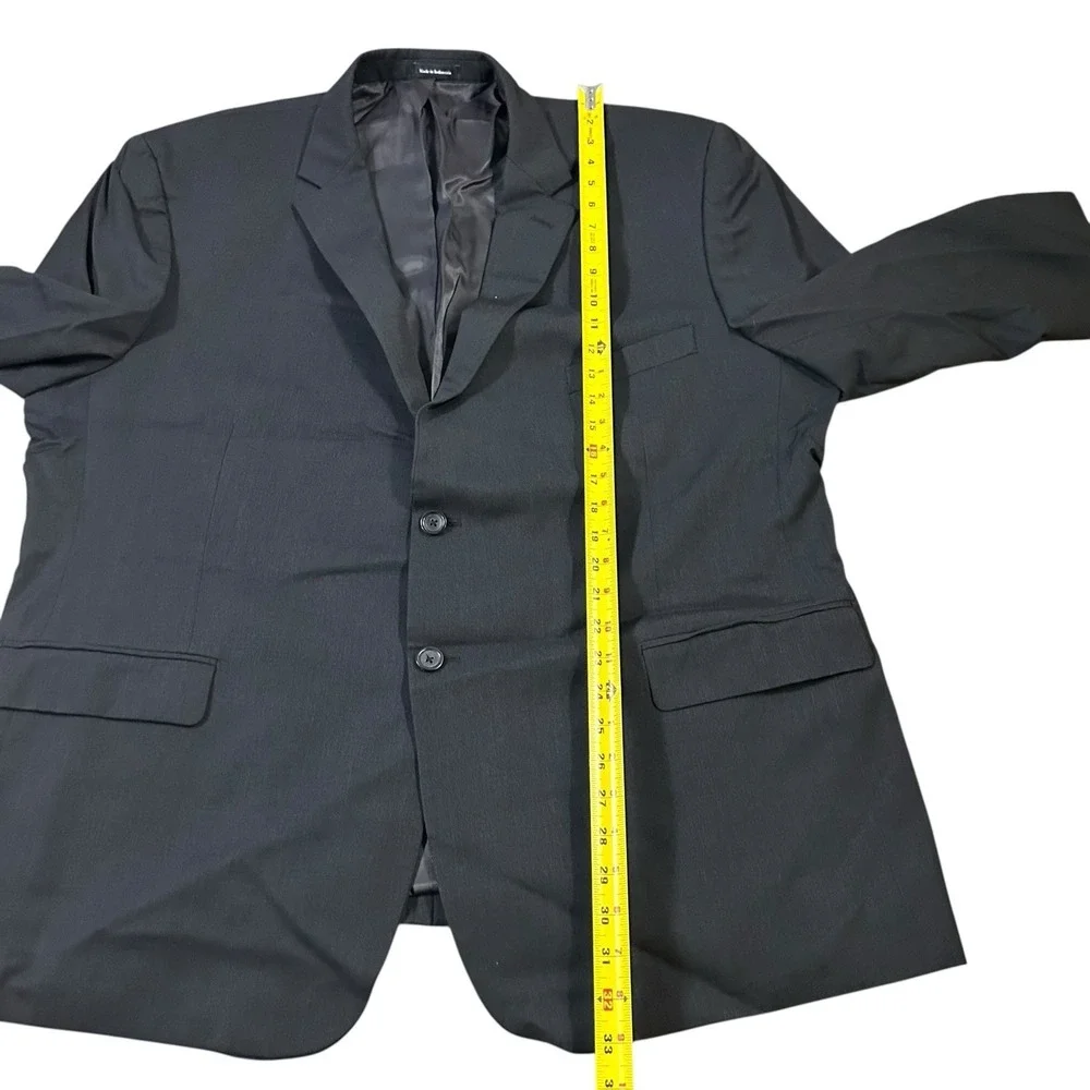 Pronto Uomo Platinum Sz 52R Dark‎ Gray 100% Wool Blazer Jacket Sport Coat